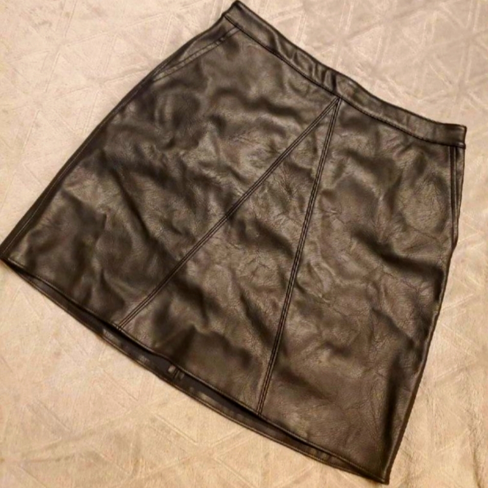 Faux Mini Skirt